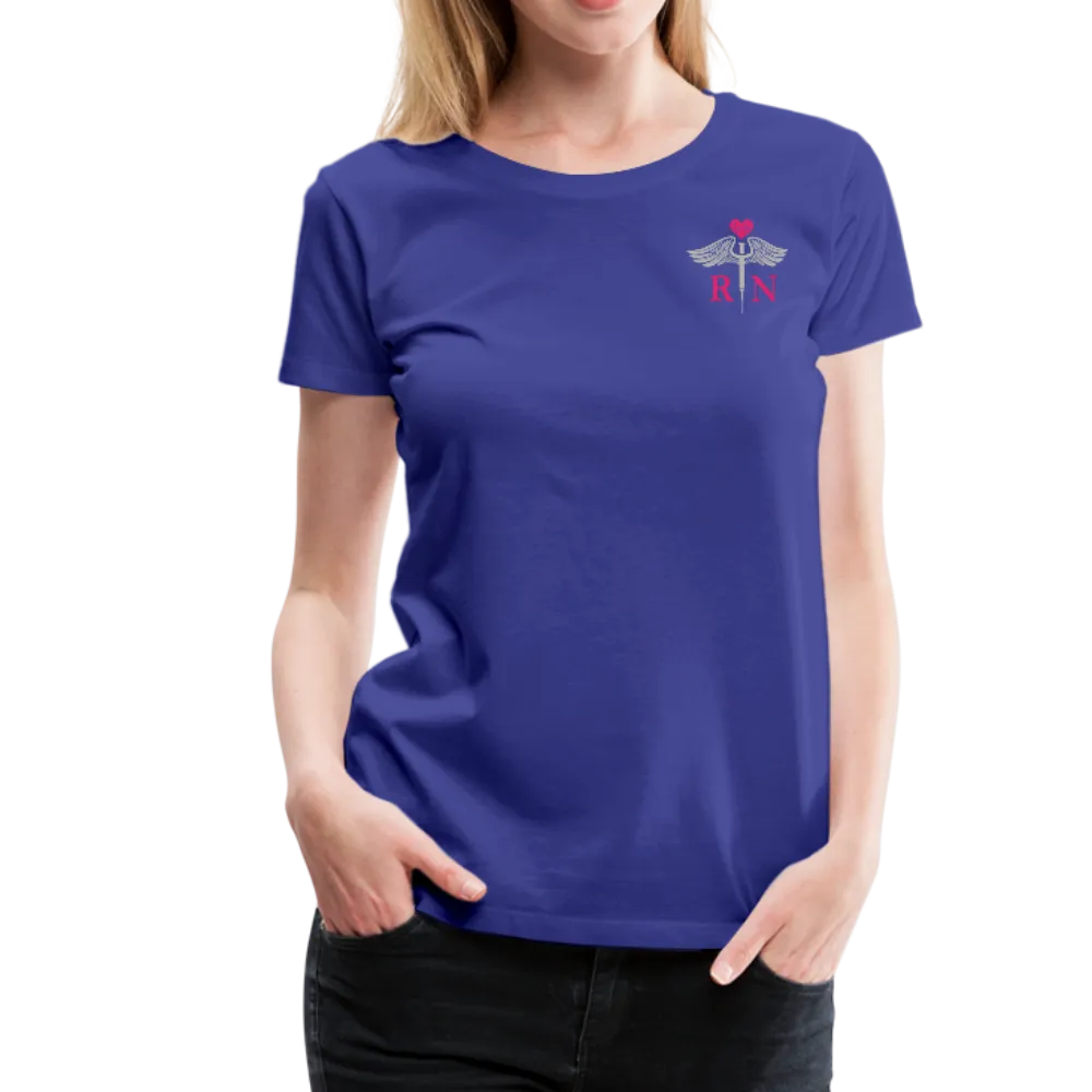 RN Nurse Flag Women’s Premium T- Shirt (CK1295) Updated