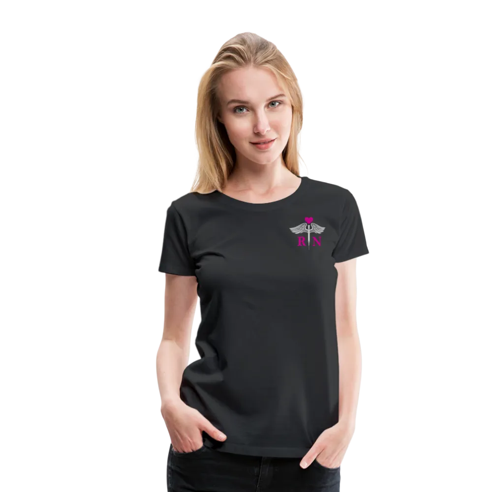 RN Nurse Flag Women’s Premium T- Shirt (CK1295) Updated