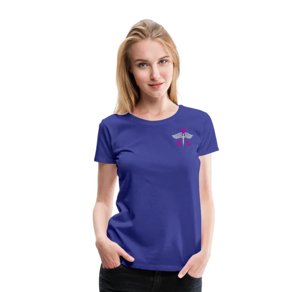 RN Nurse Flag Women’s Premium T- Shirt (CK1295) Updated