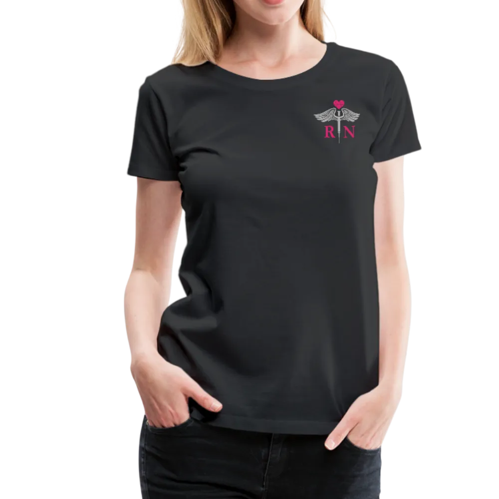 RN Nurse Flag Women’s Premium T- Shirt (CK1295) Updated