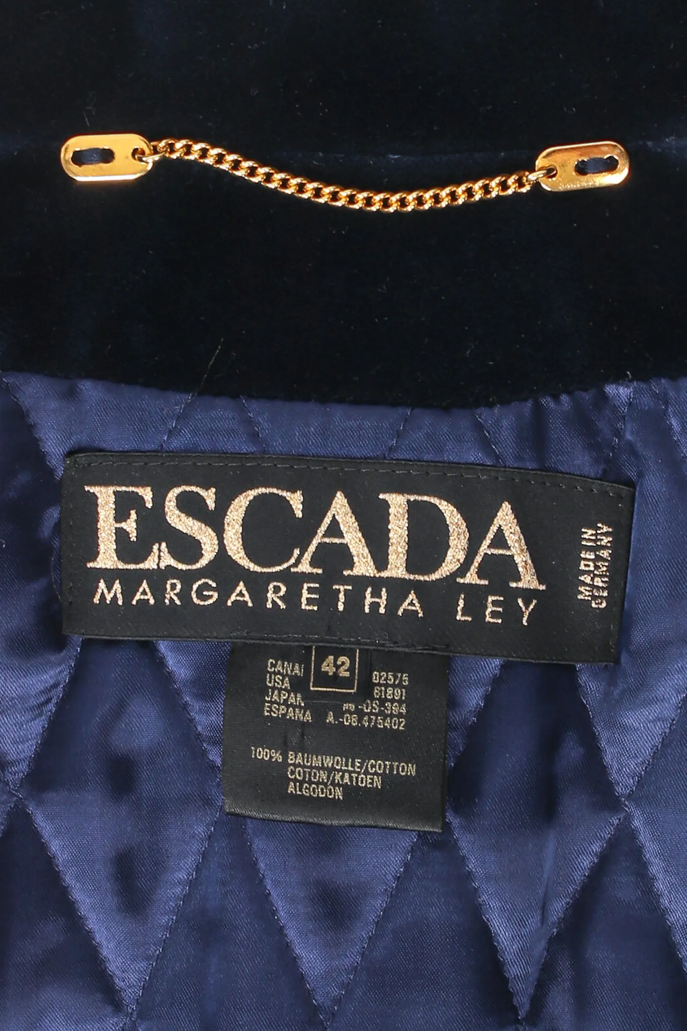 Royal Appliqué Velvet Jacket