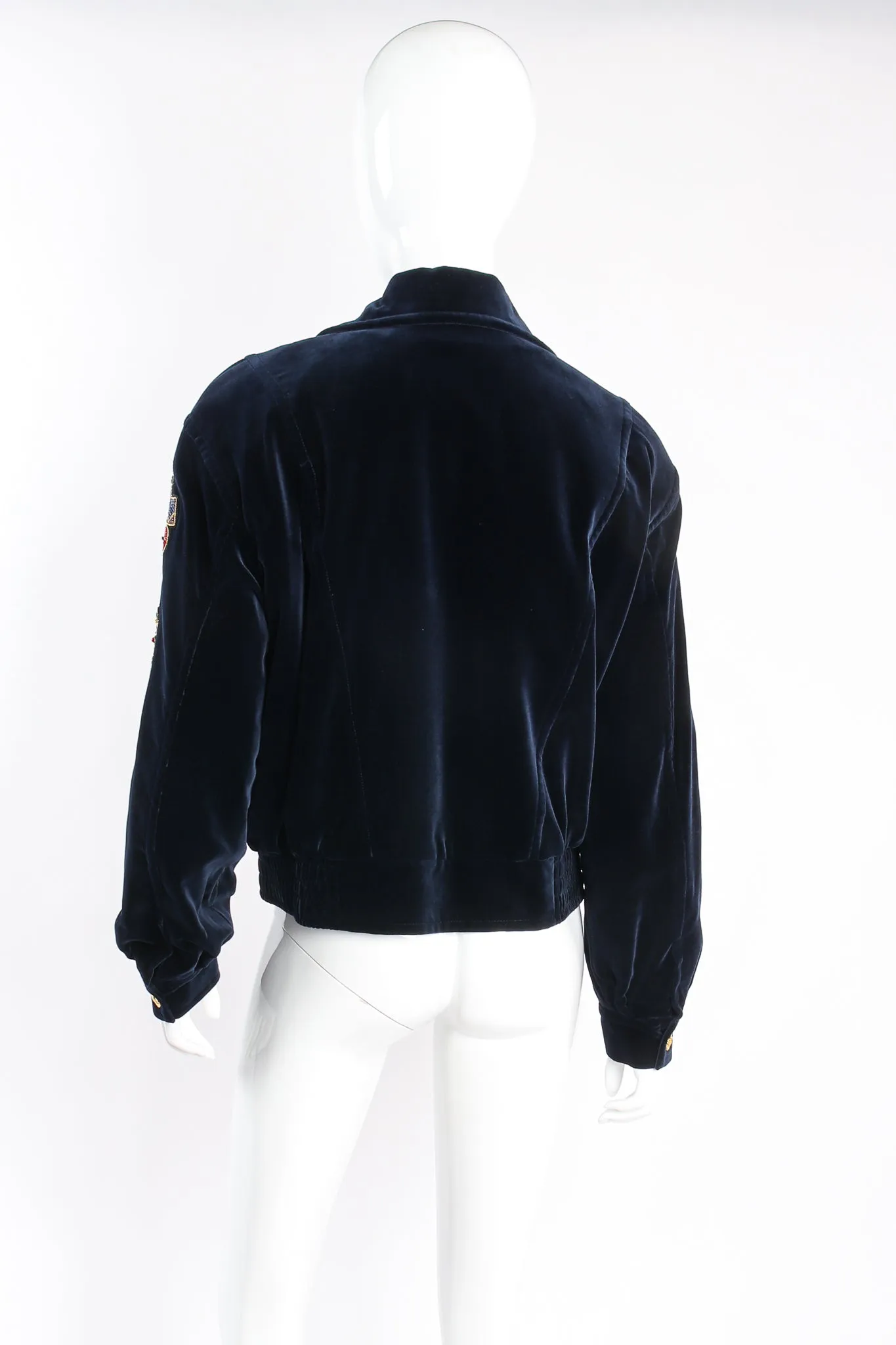 Royal Appliqué Velvet Jacket