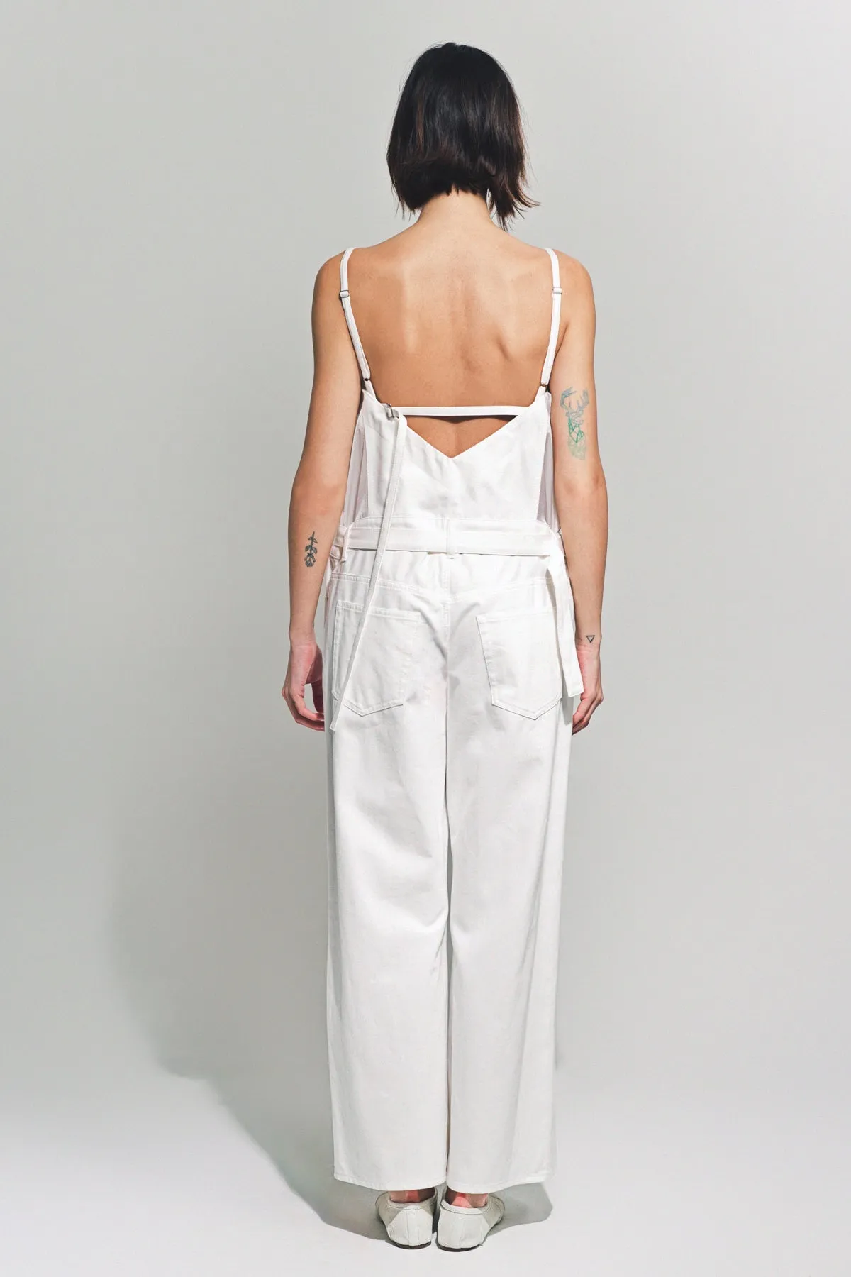 SACAI | DENIM MIX JUMPSUIT