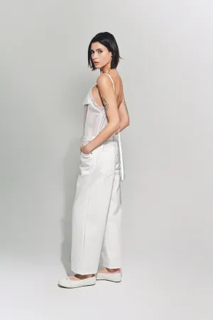 SACAI | DENIM MIX JUMPSUIT