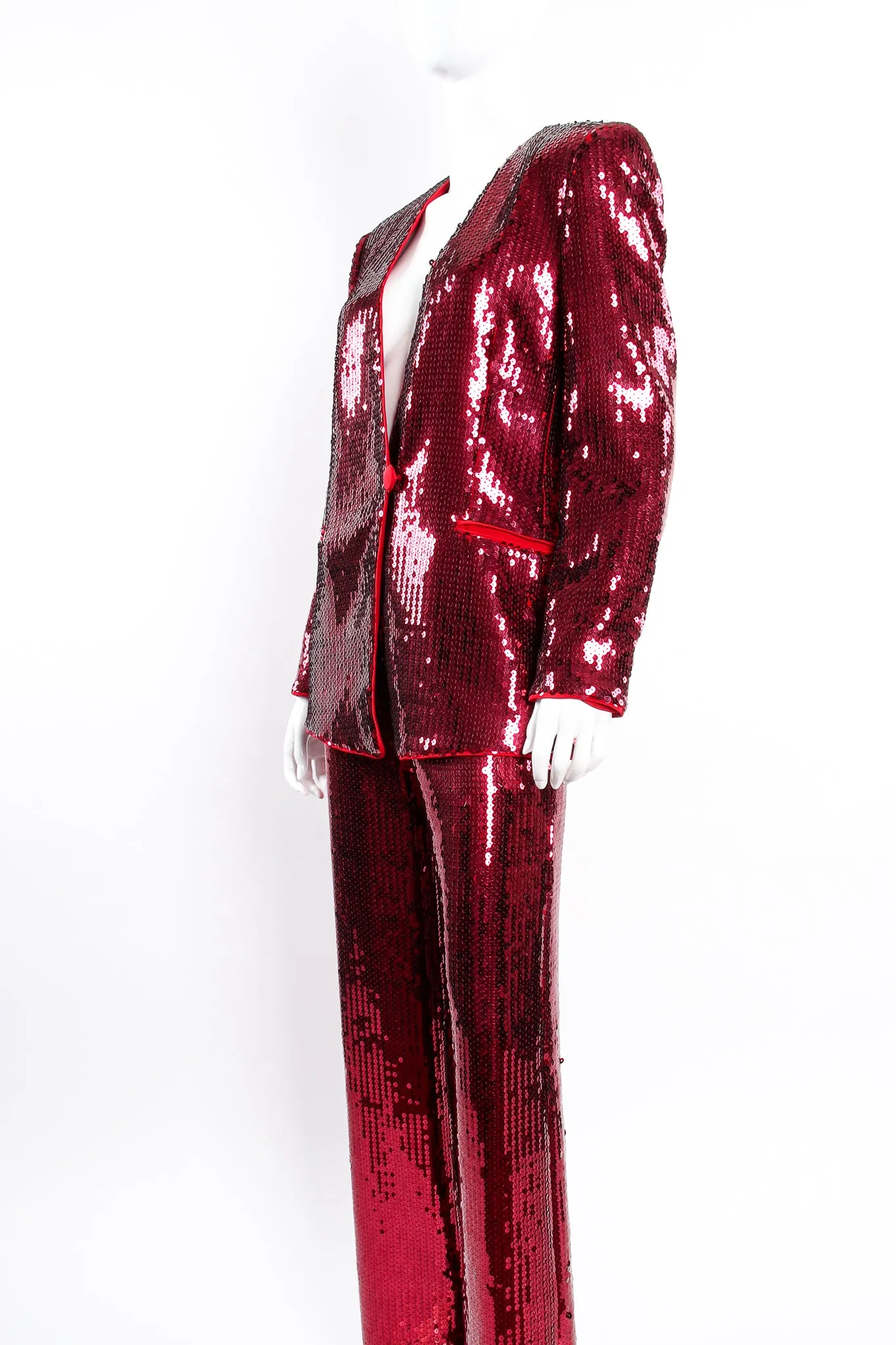 Sequined Jacket & Pant Suit