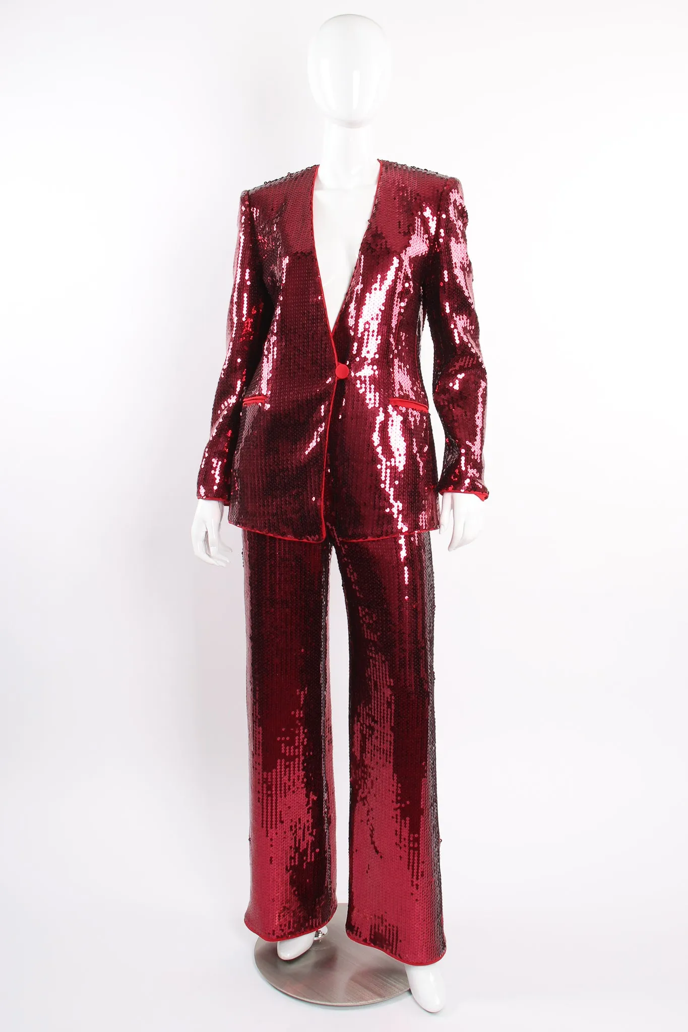 Sequined Jacket & Pant Suit