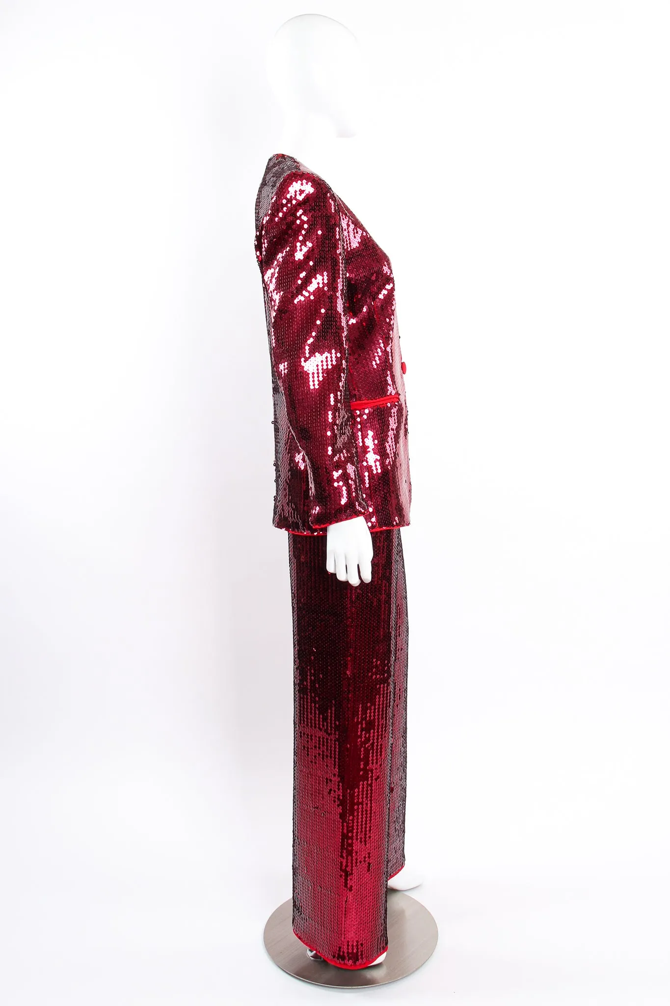 Sequined Jacket & Pant Suit
