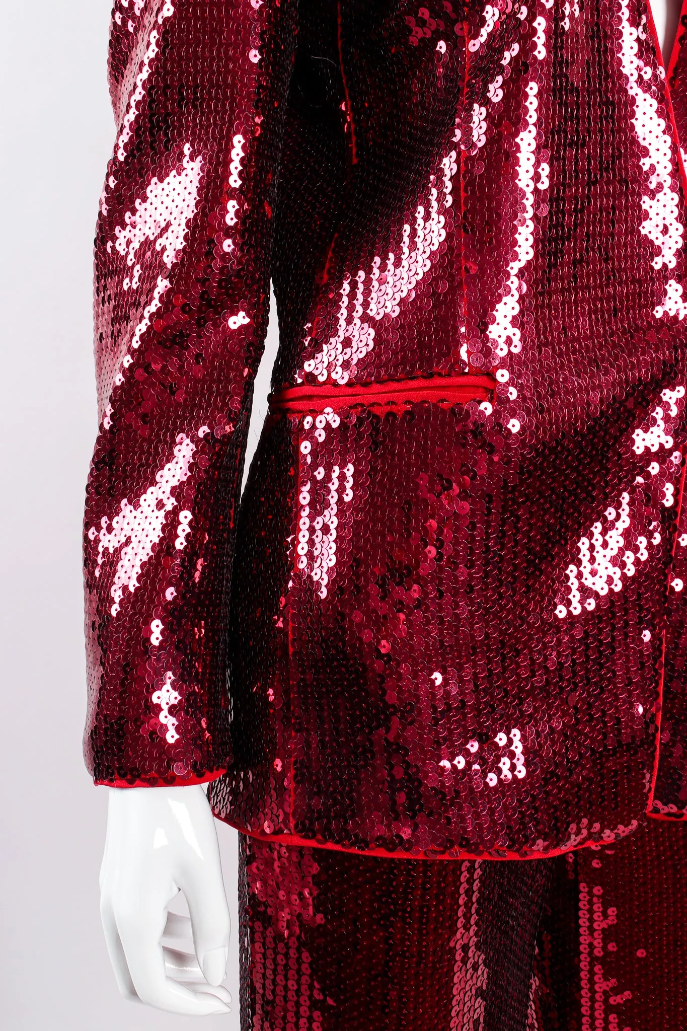 Sequined Jacket & Pant Suit