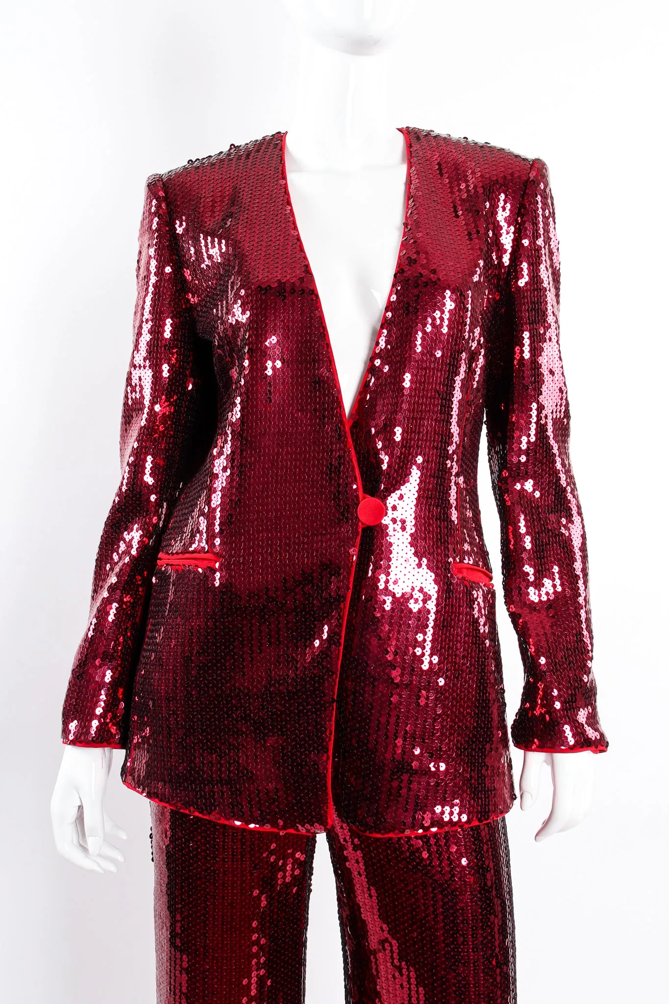 Sequined Jacket & Pant Suit