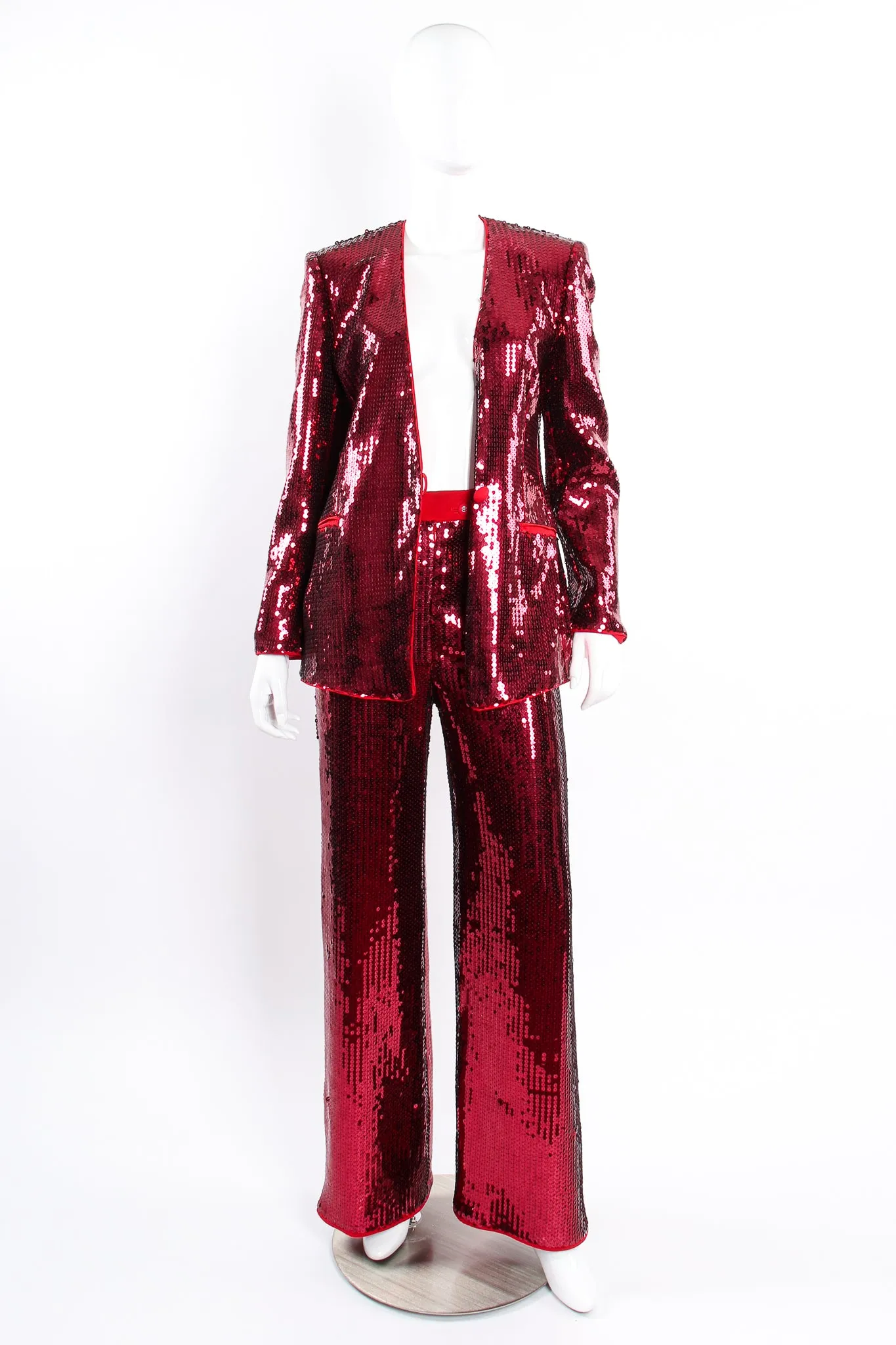 Sequined Jacket & Pant Suit