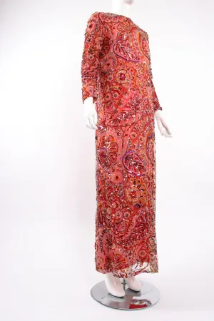 Sequined Mesh Shift Dress