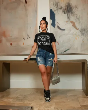 Shaya (Black/White T-Shirt)