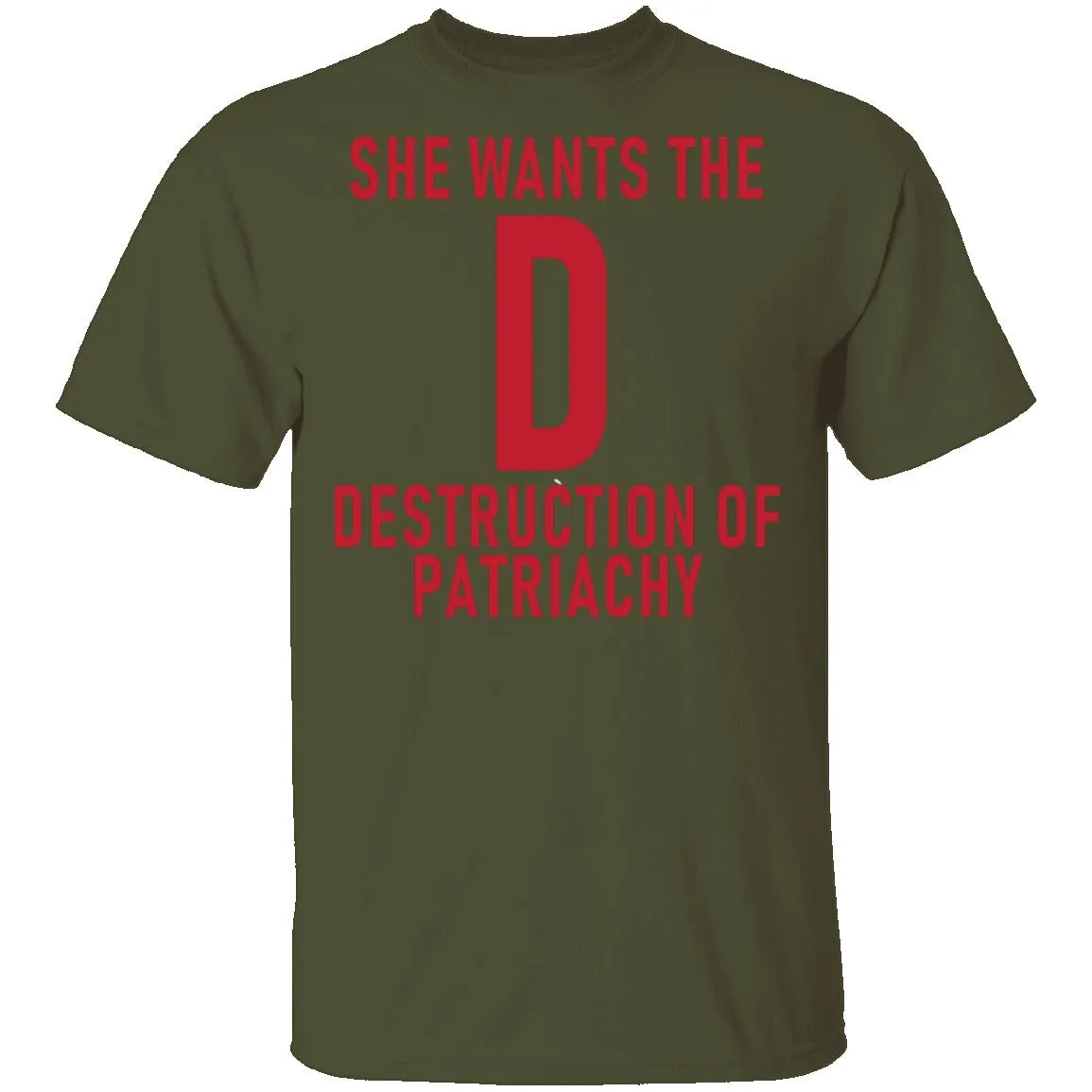She Wants The D Destruction Of Patriarchy T-Shirt