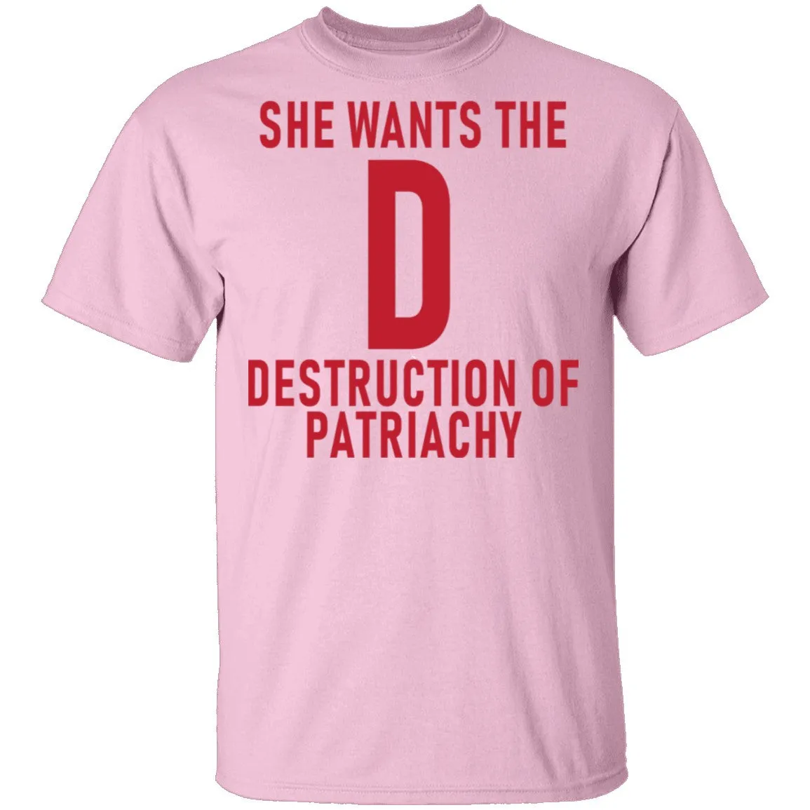 She Wants The D Destruction Of Patriarchy T-Shirt