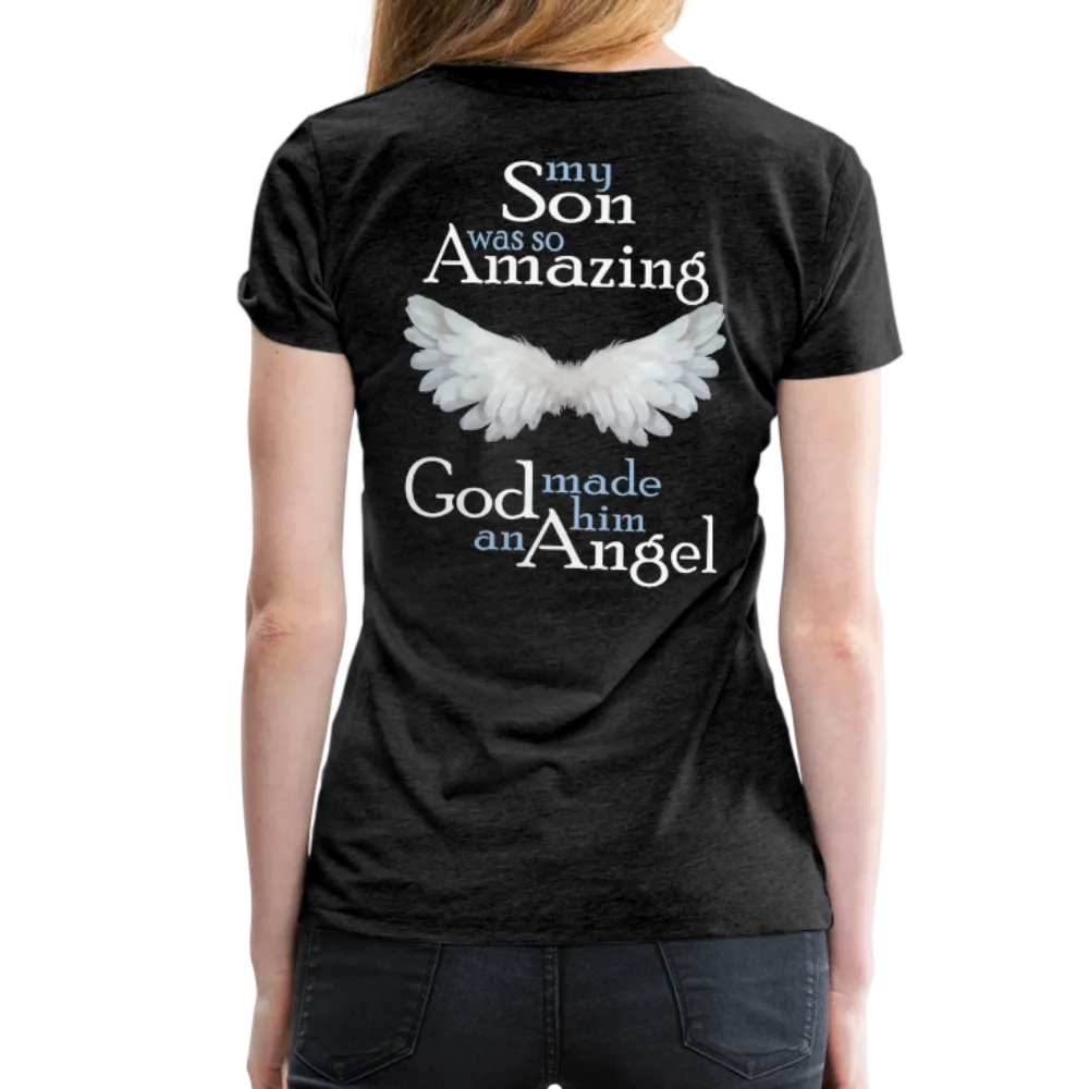 Son Amazing Angel Women’s Premium T-Shirt (CK1480W)