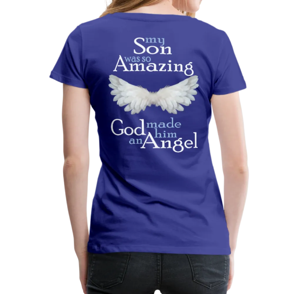 Son Amazing Angel Women’s Premium T-Shirt (CK1480W)