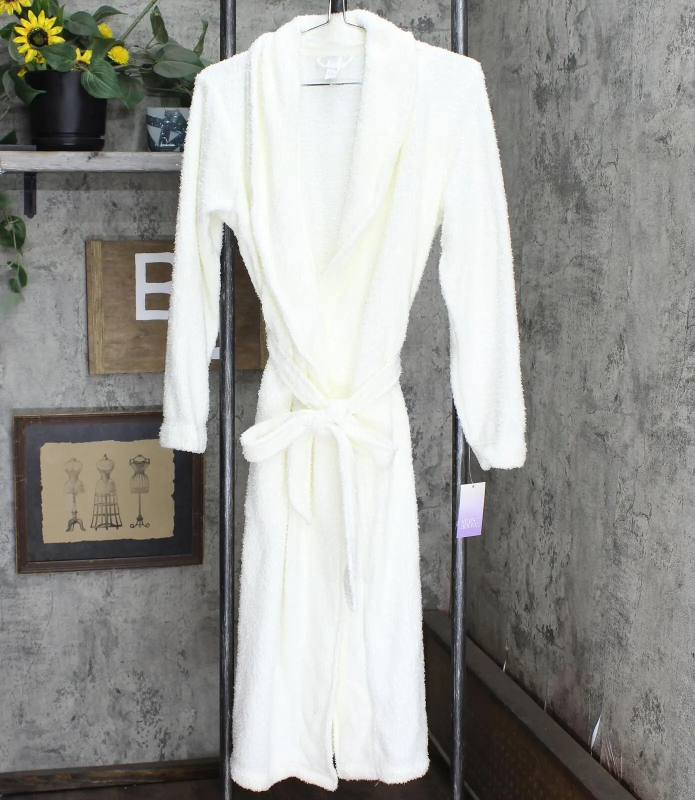 Stars Above Women's Cozy Chenille Robe