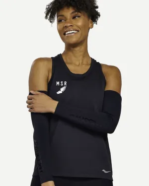 Stopwatch Singlet Women - Black