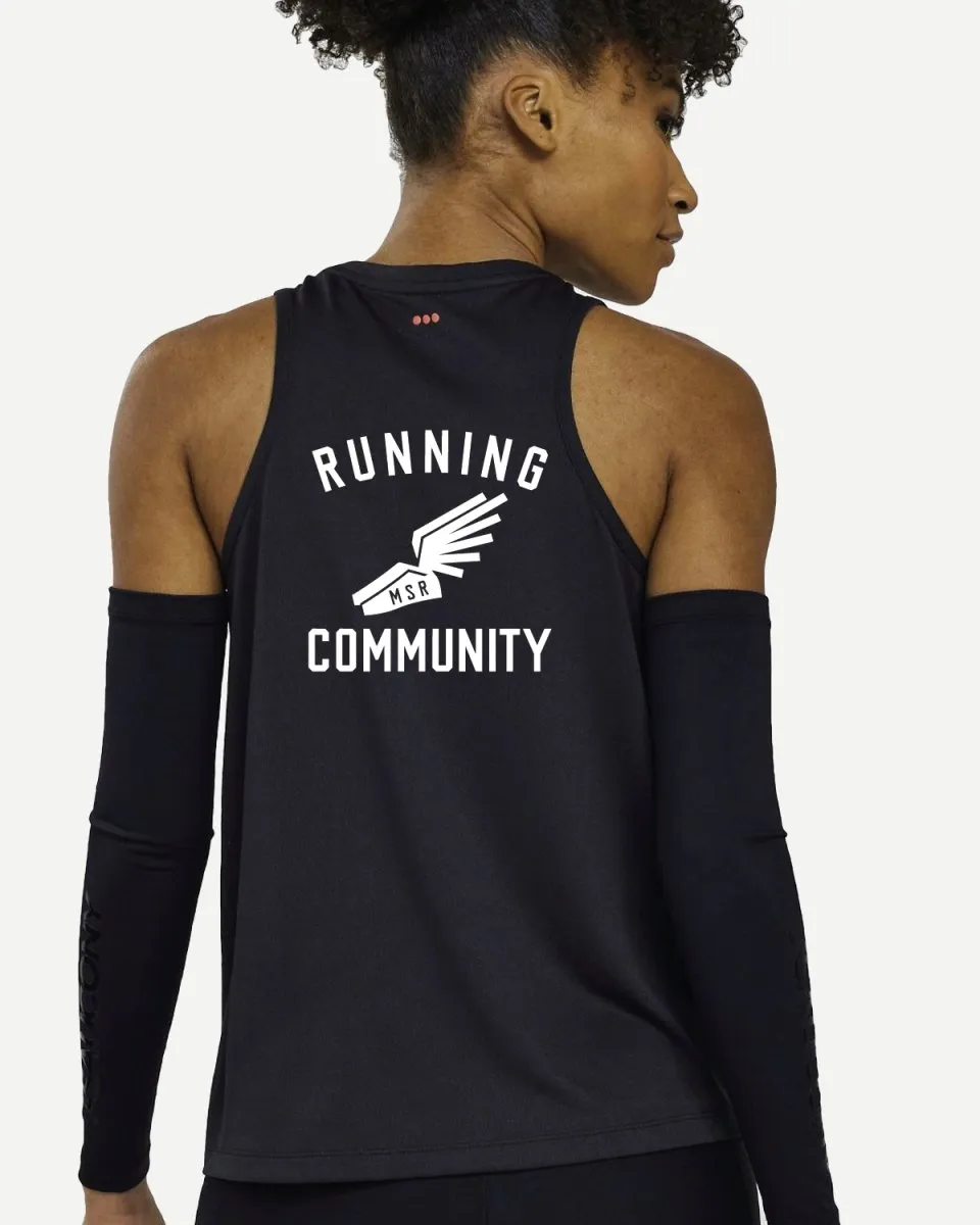 Stopwatch Singlet Women - Black