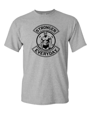 Stronger Everyday Gym T-shirt - Muscle Builder T-shirt