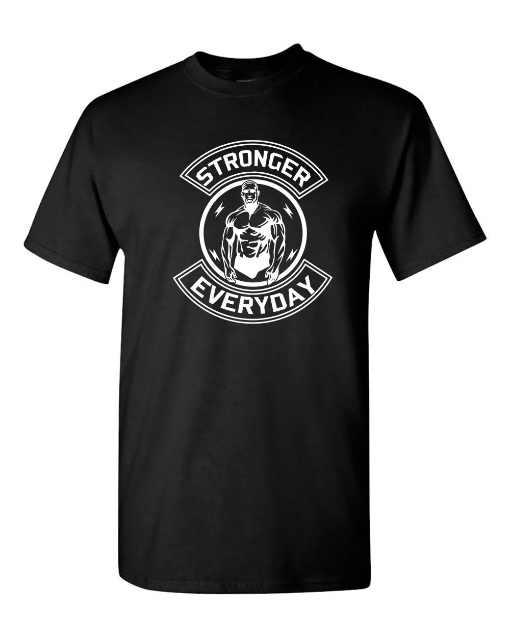 Stronger Everyday Gym T-shirt - Muscle Builder T-shirt