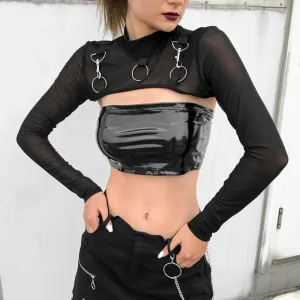 Summer Sexy Mesh See Through T-Shirt