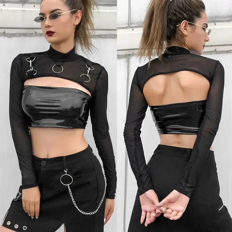 Summer Sexy Mesh See Through T-Shirt