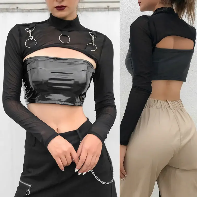 Summer Sexy Mesh See Through T-Shirt