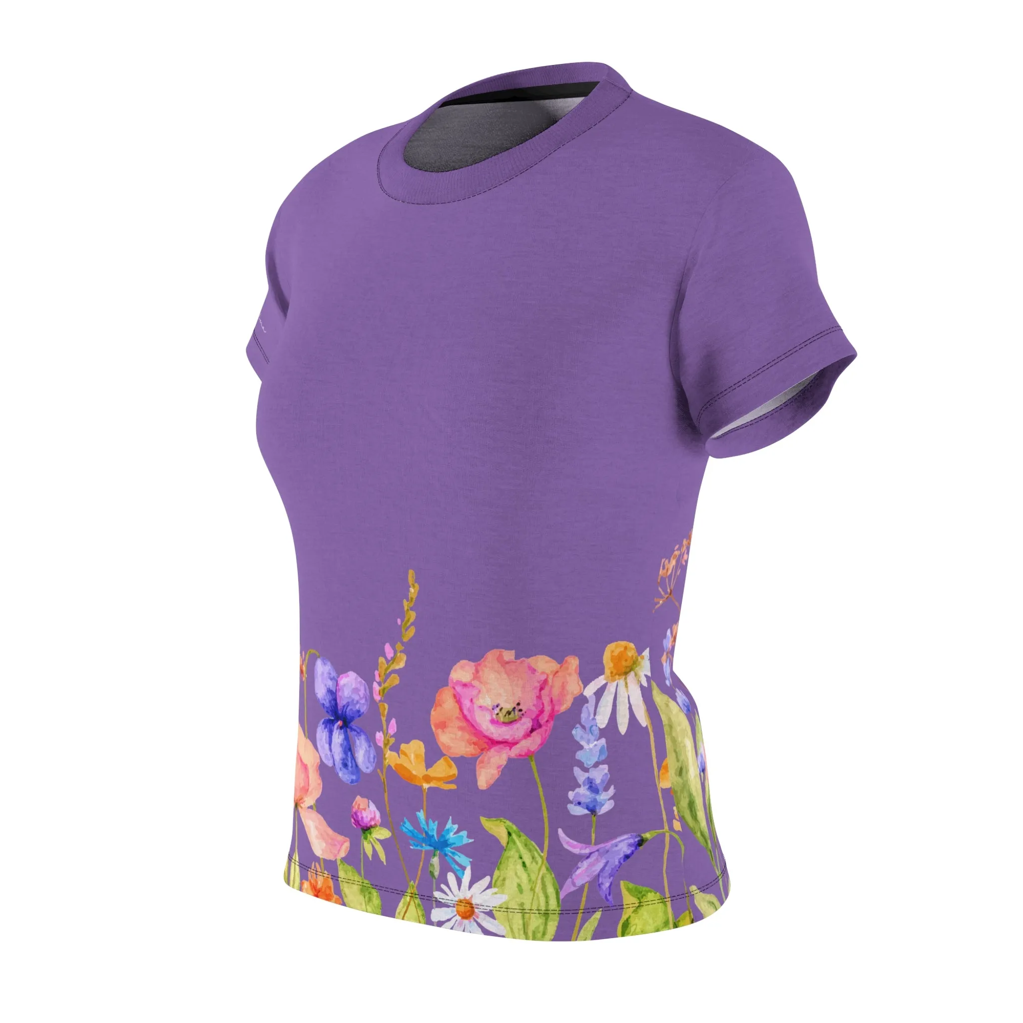 T-Shirt, Light Purple Spring Garden