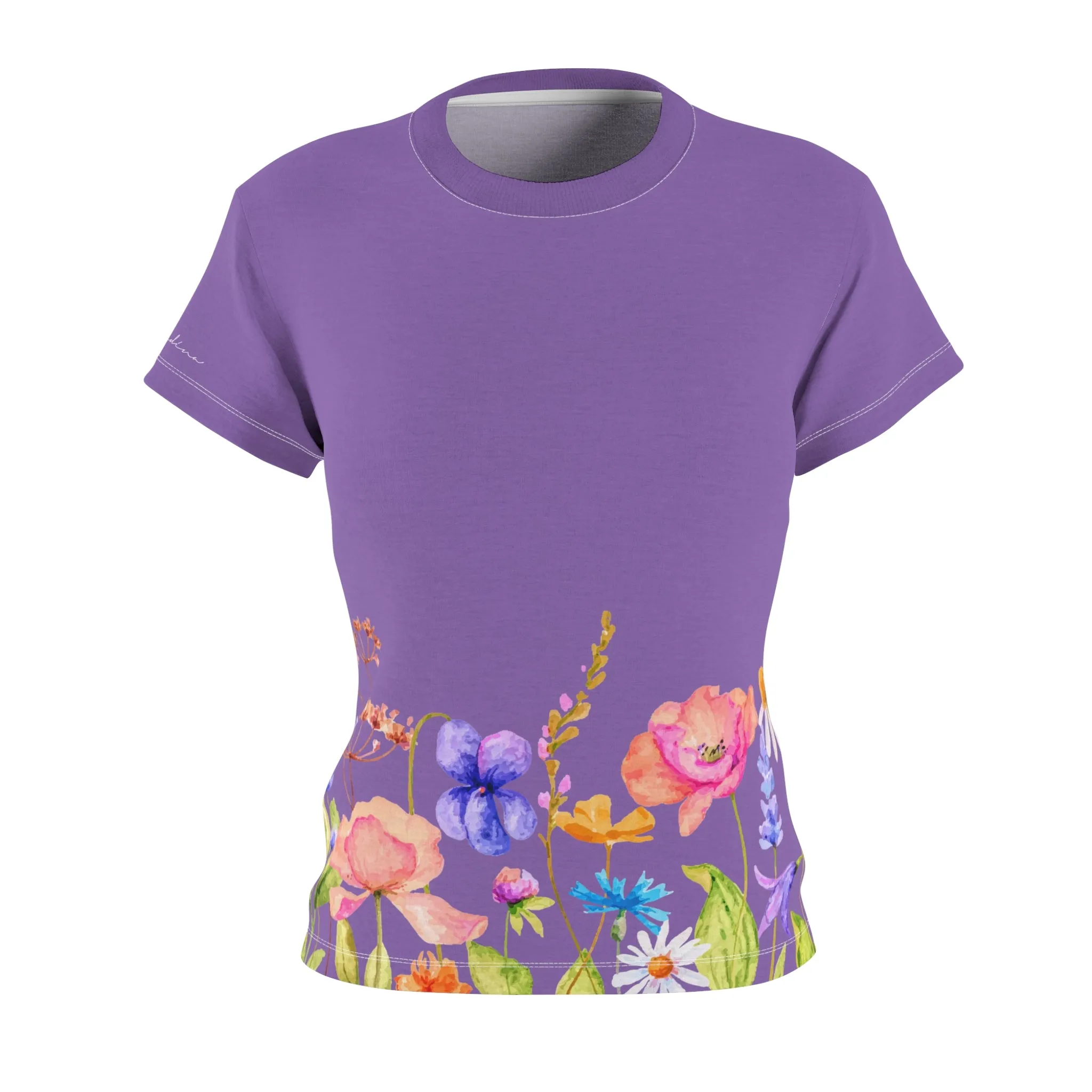 T-Shirt, Light Purple Spring Garden