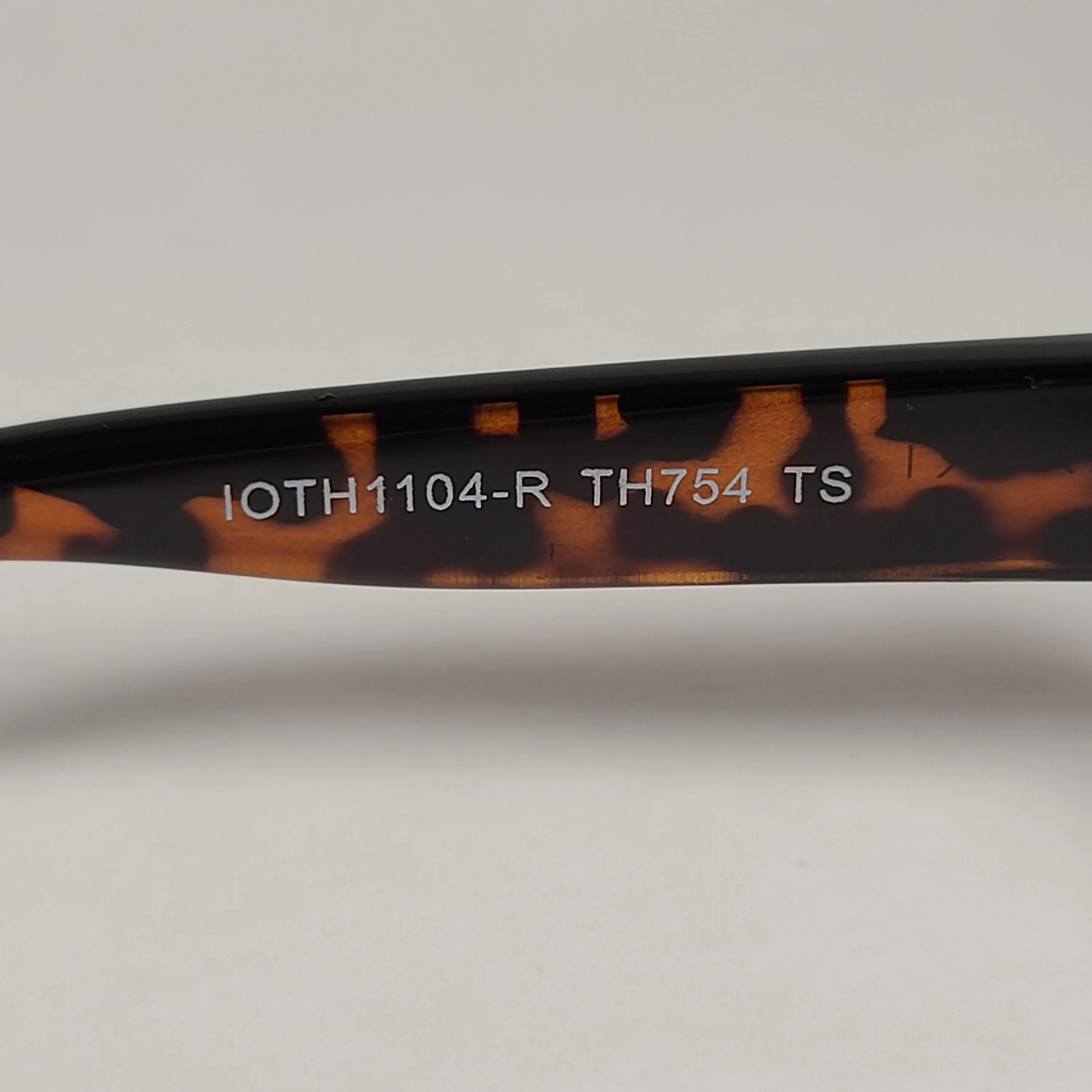 Tahari Oval Sunglasses Brown Tortoise Plastic Frame Rhinestone Temples Brown Lens TH754 TS