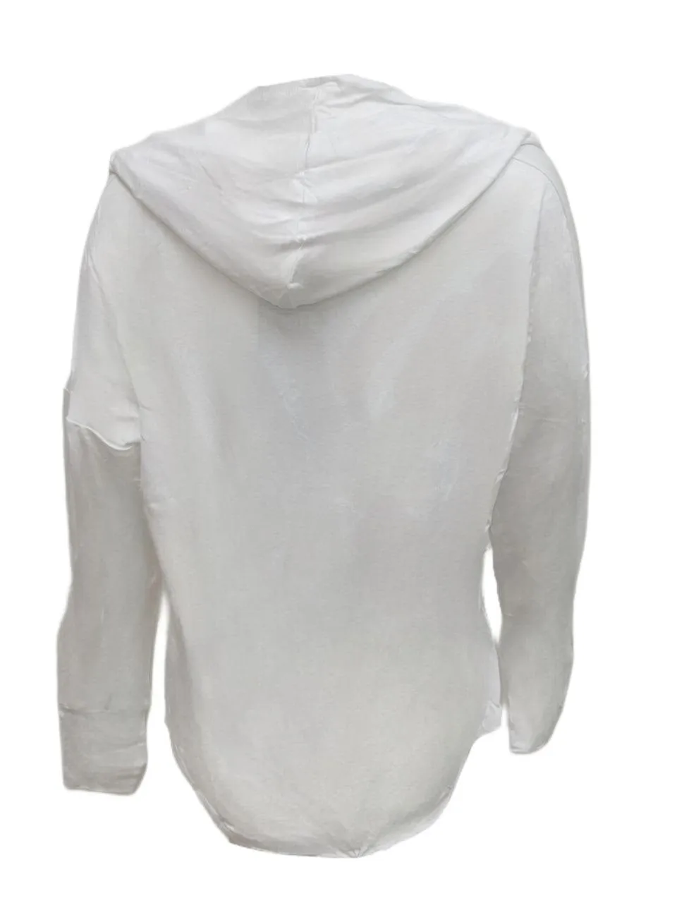 TEREZ Girl's White Bow Hoodie #1228547 NWT