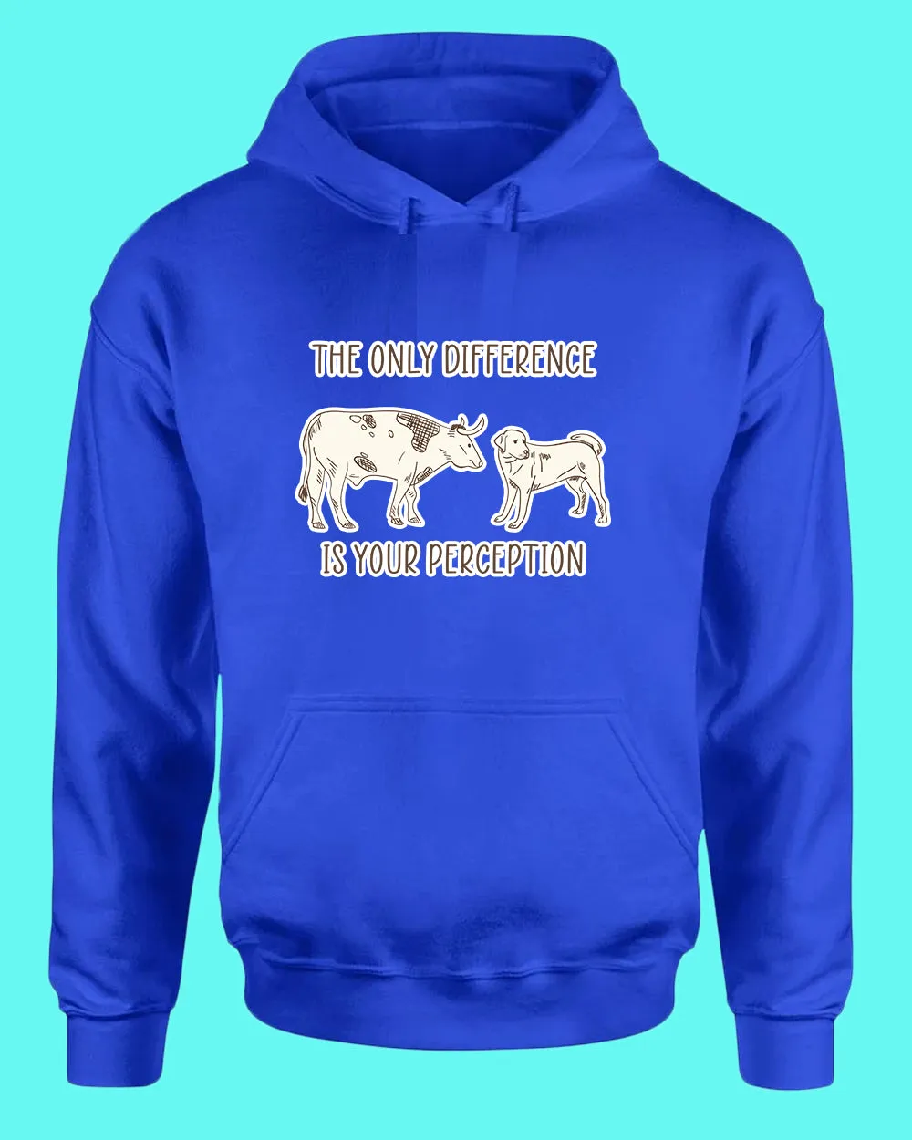 The Only Difference Is Your Perception Hoodie, Vegan Hoodie