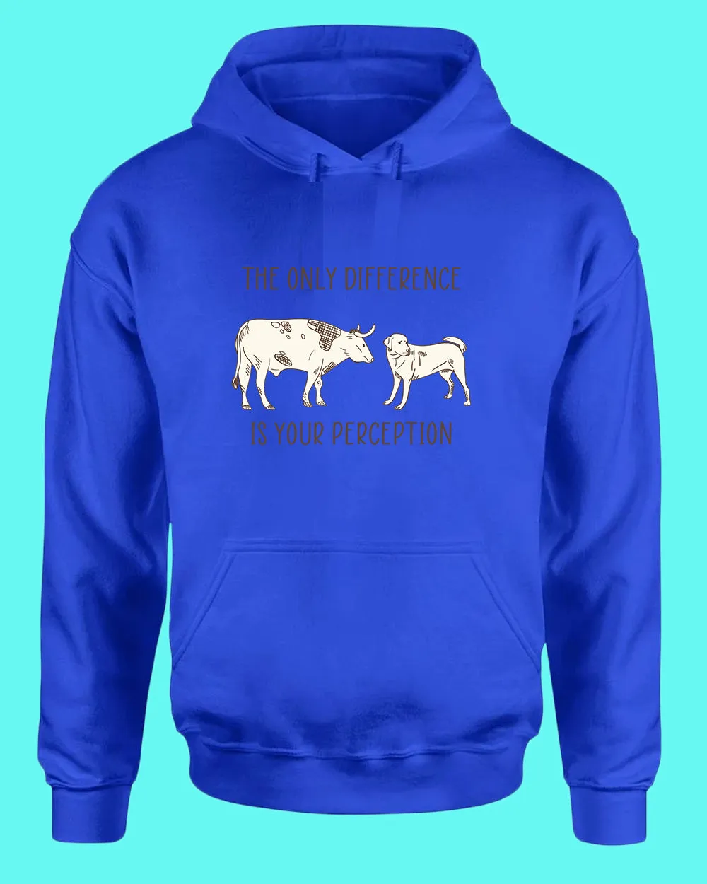 The Only Difference Is Your Perception Hoodie, Vegan Hoodie