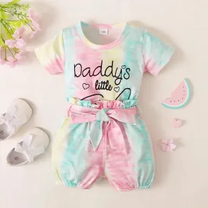 Tie Dye Shorts & T-Shirt