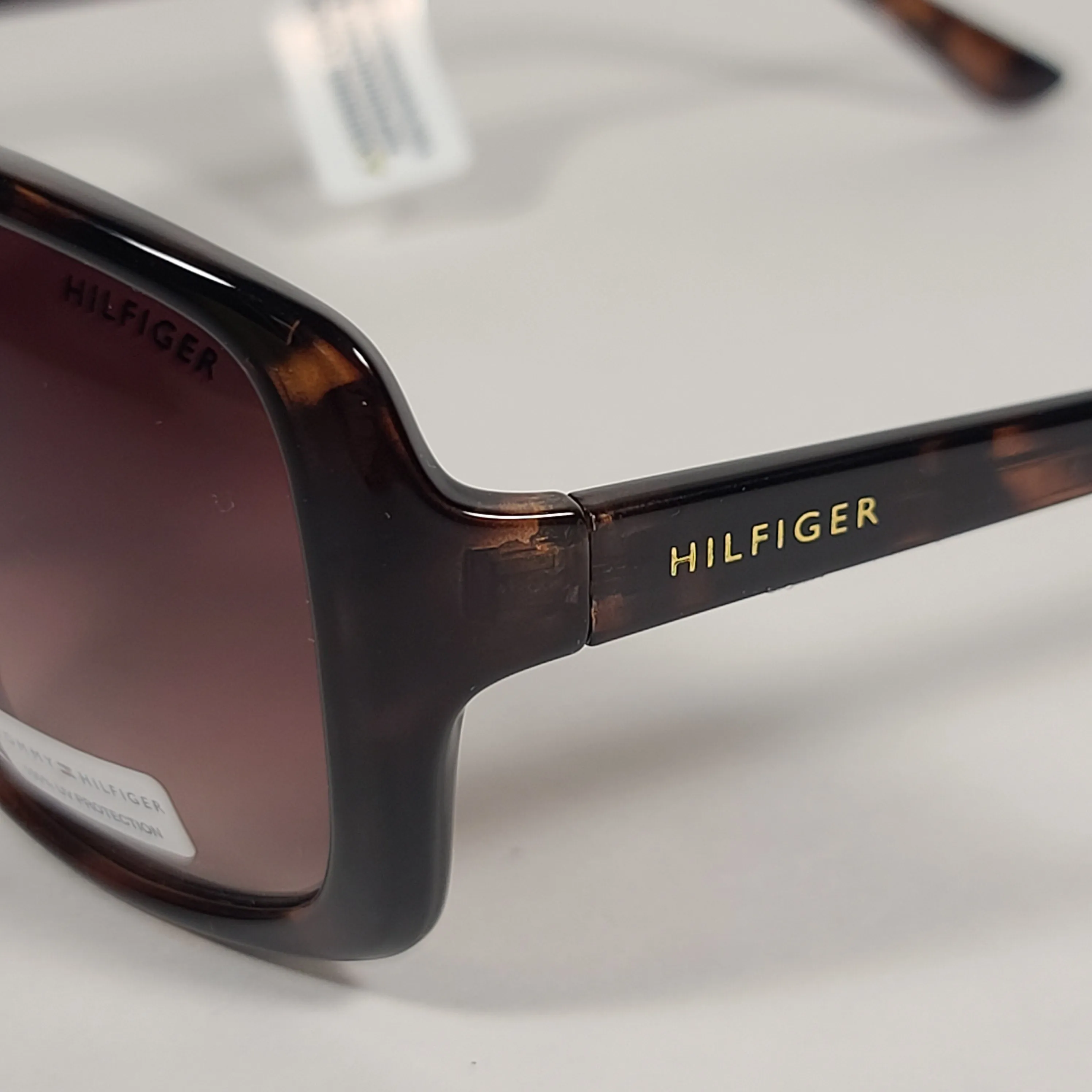 Tommy Hilfiger Hermione Butterfly Sunglasses Brown Tortoise Frame Brown Gradient Lens HERMIONE WP OL474