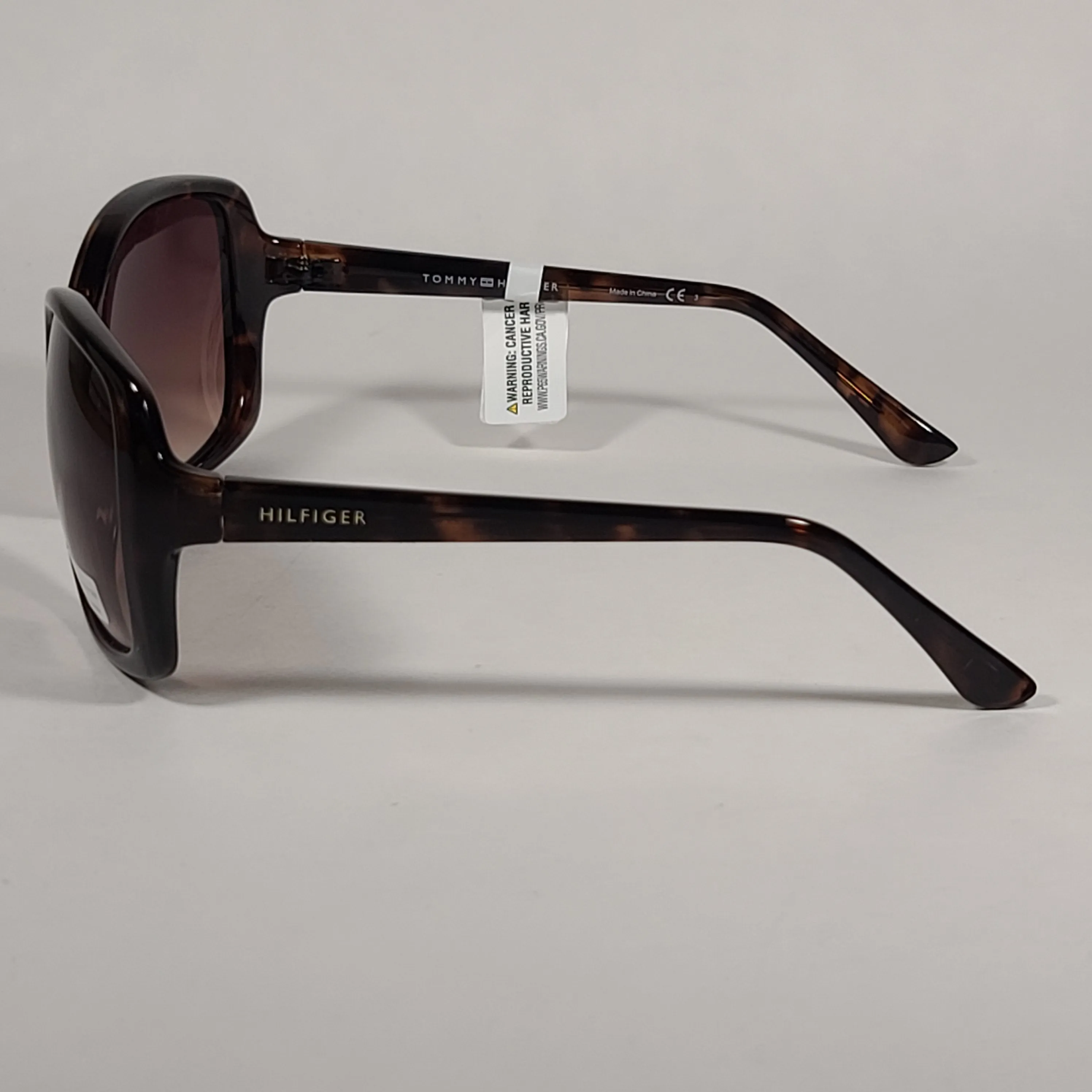Tommy Hilfiger Hermione Butterfly Sunglasses Brown Tortoise Frame Brown Gradient Lens HERMIONE WP OL474