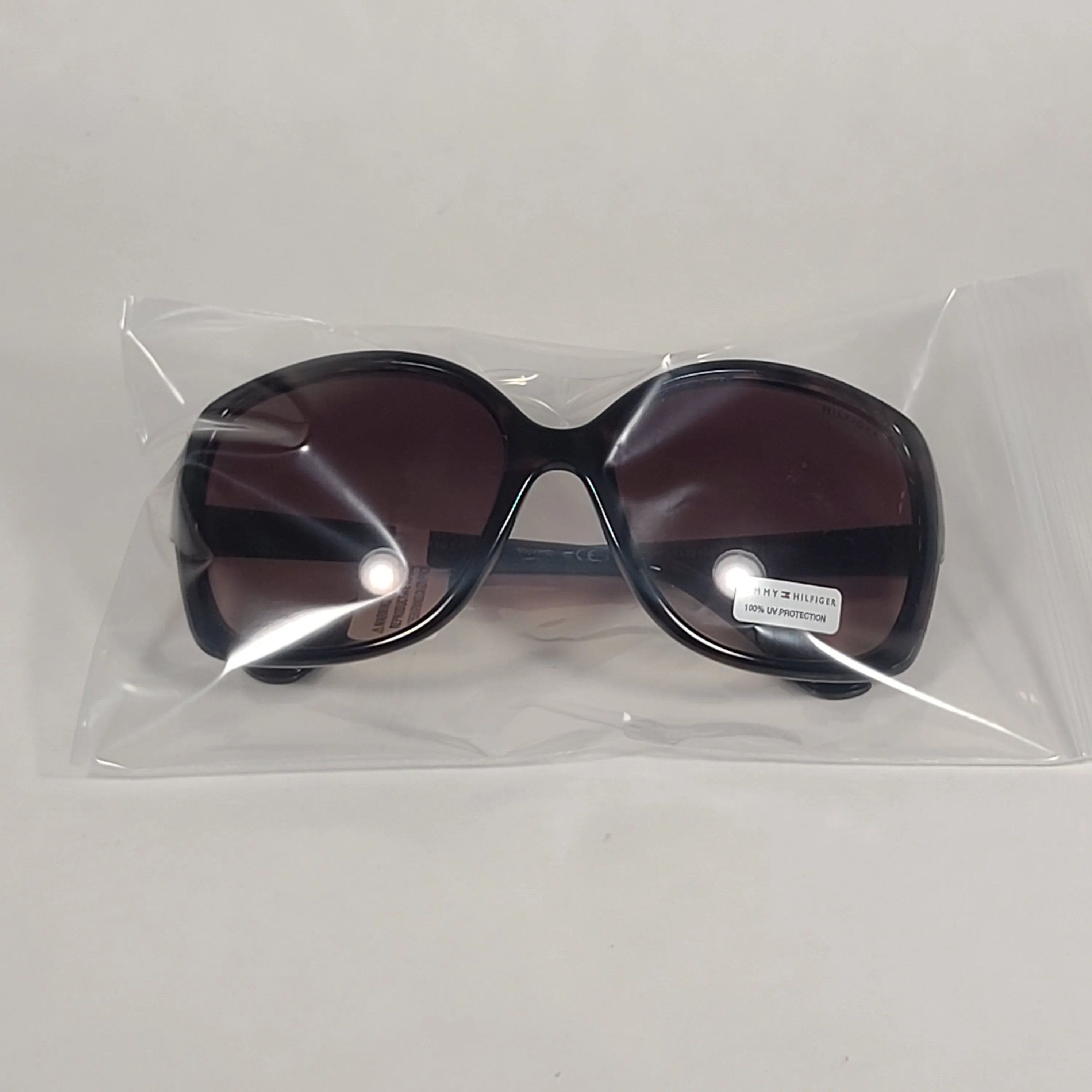 Tommy Hilfiger Hermione Butterfly Sunglasses Brown Tortoise Frame Brown Gradient Lens HERMIONE WP OL474