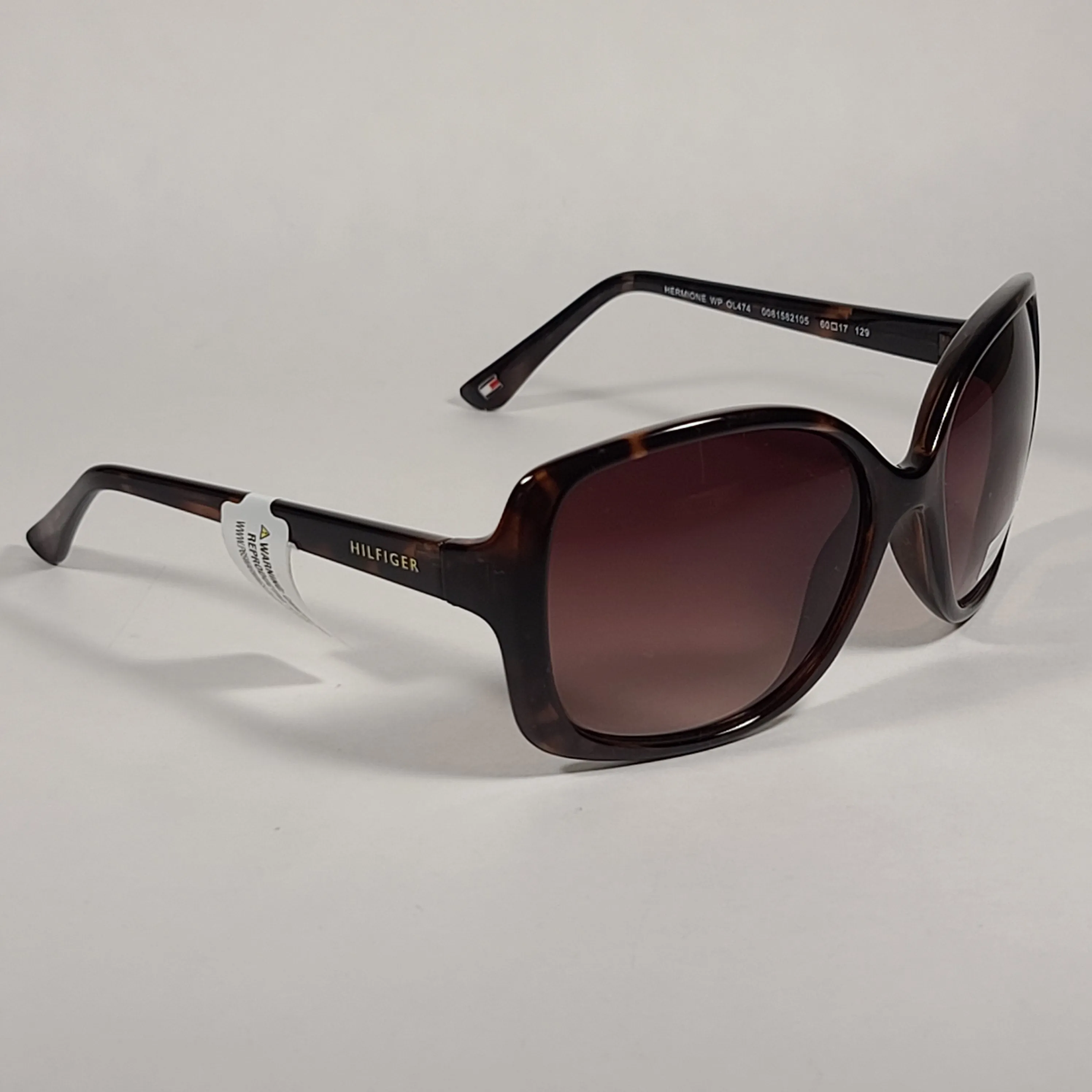 Tommy Hilfiger Hermione Butterfly Sunglasses Brown Tortoise Frame Brown Gradient Lens HERMIONE WP OL474