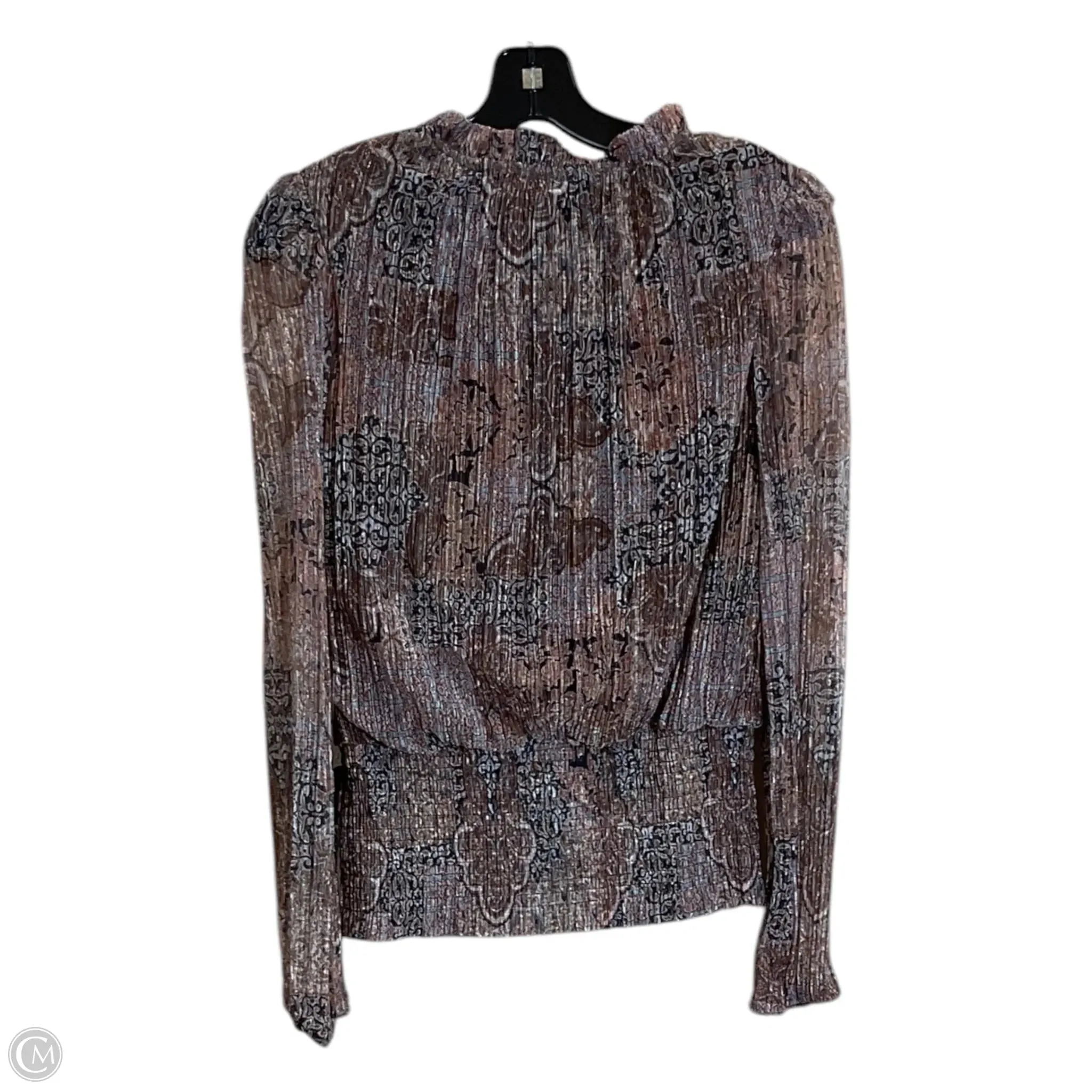 Top Long Sleeve By Joie In Brown, Size: M