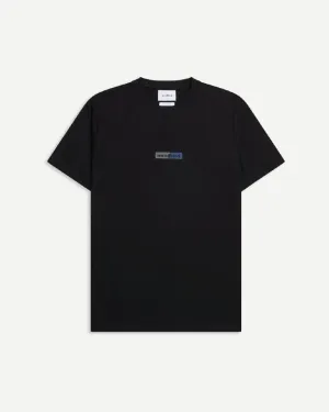 trope split Tee - Black