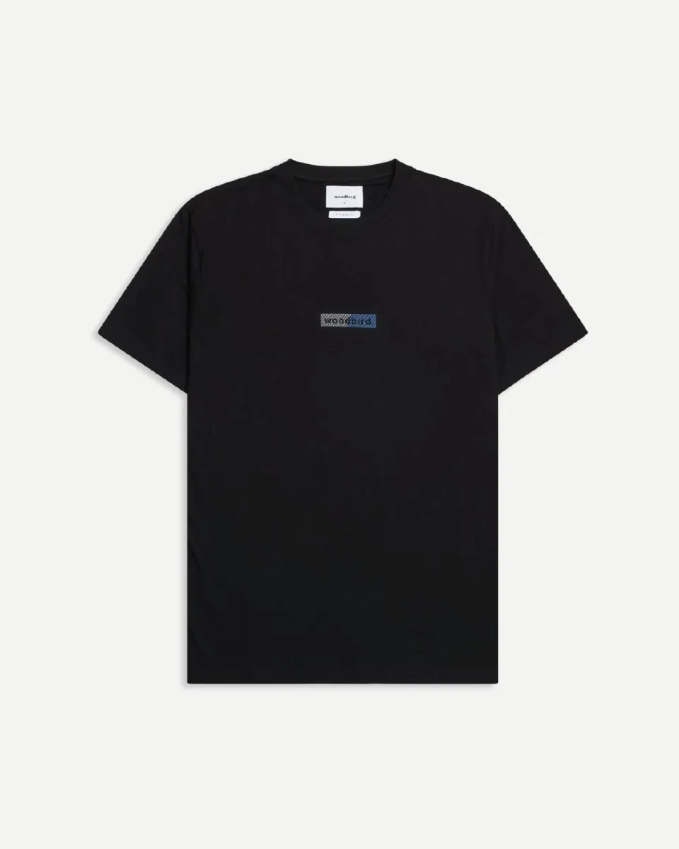trope split Tee - Black