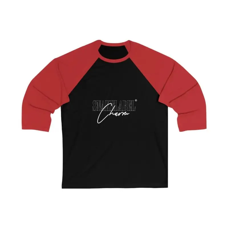 UNISEX 3/4 Sleeve Baseball snake Tee | Lightweight Modern Fit Shirt