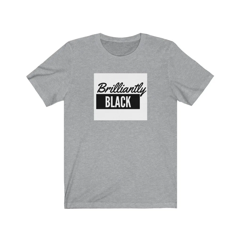 Unisex Jersey Short Sleeve Tee (Black Love Rocks Original - Brilliantly Black)