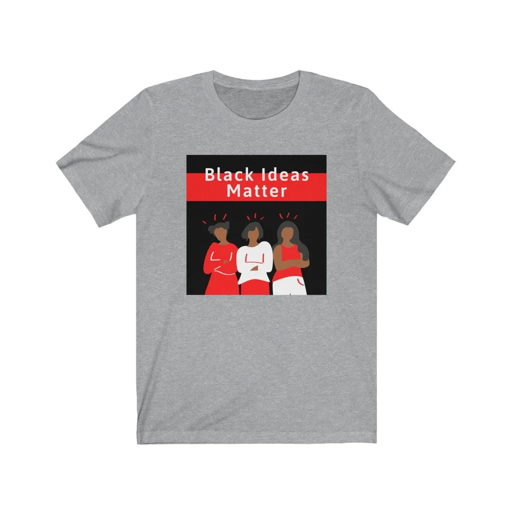 Unisex Jersey Short Sleeve Tee (Black Love Rocks Original Design - Black Ideas)