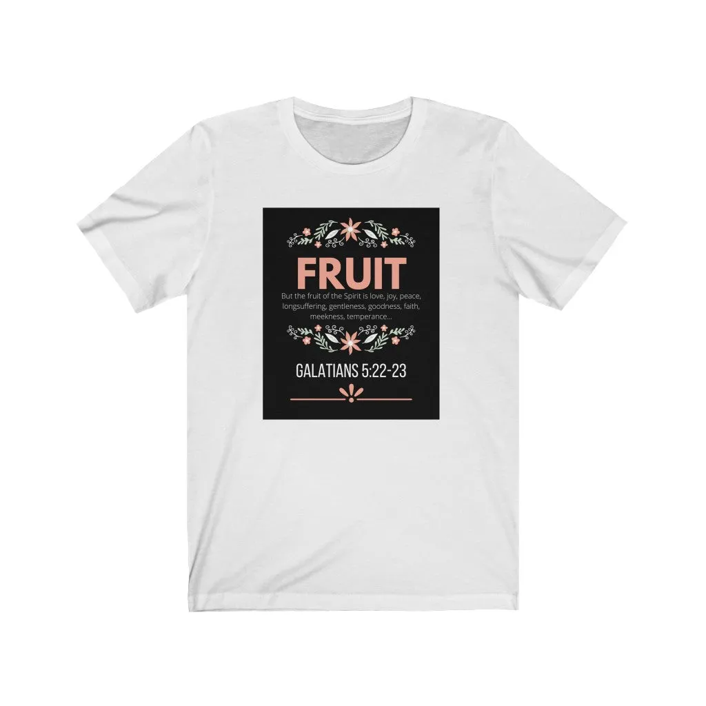 Unisex Jersey Short Sleeve Tee (Black Love Rocks Original Design - FRUIT)