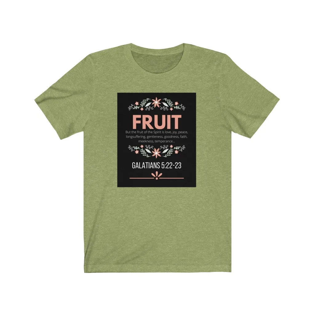 Unisex Jersey Short Sleeve Tee (Black Love Rocks Original Design - FRUIT)