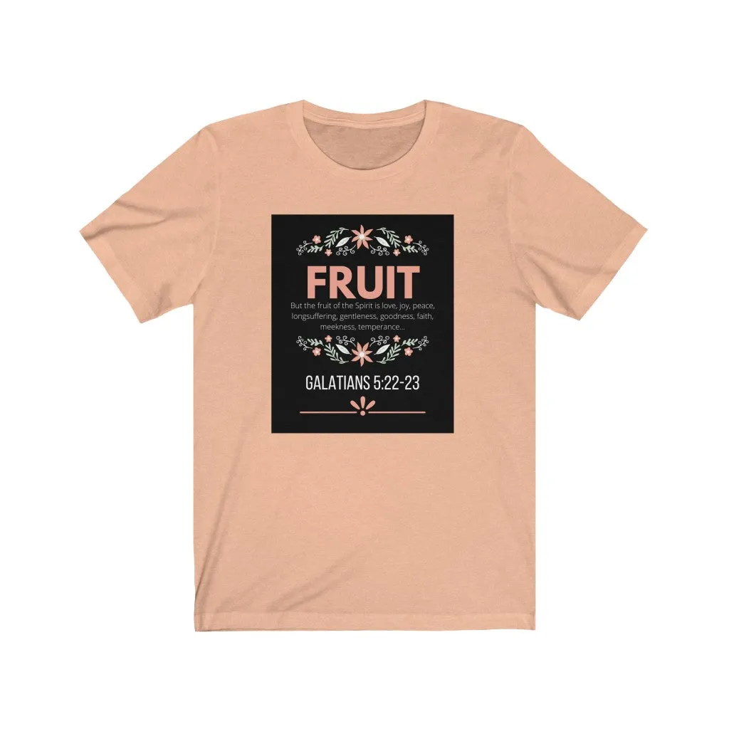 Unisex Jersey Short Sleeve Tee (Black Love Rocks Original Design - FRUIT)