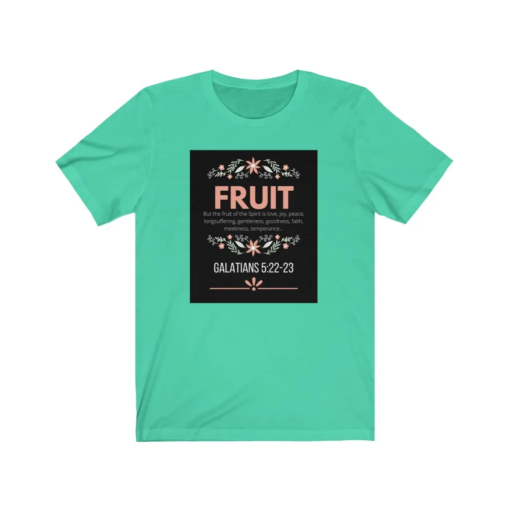 Unisex Jersey Short Sleeve Tee (Black Love Rocks Original Design - FRUIT)