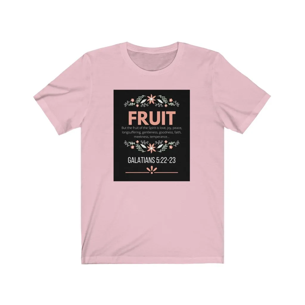 Unisex Jersey Short Sleeve Tee (Black Love Rocks Original Design - FRUIT)